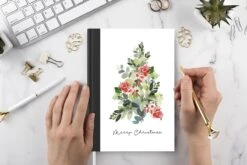 Carnet - Cahier - Sapin De Noël - Citation - Aquarelle - Carnet - Format A5 - Bloc-notes - Noël - Cadeau - Cadeau De Noël Pour Hommes, Femmes Et Enfants -Decoris Boutique 1200x800 707