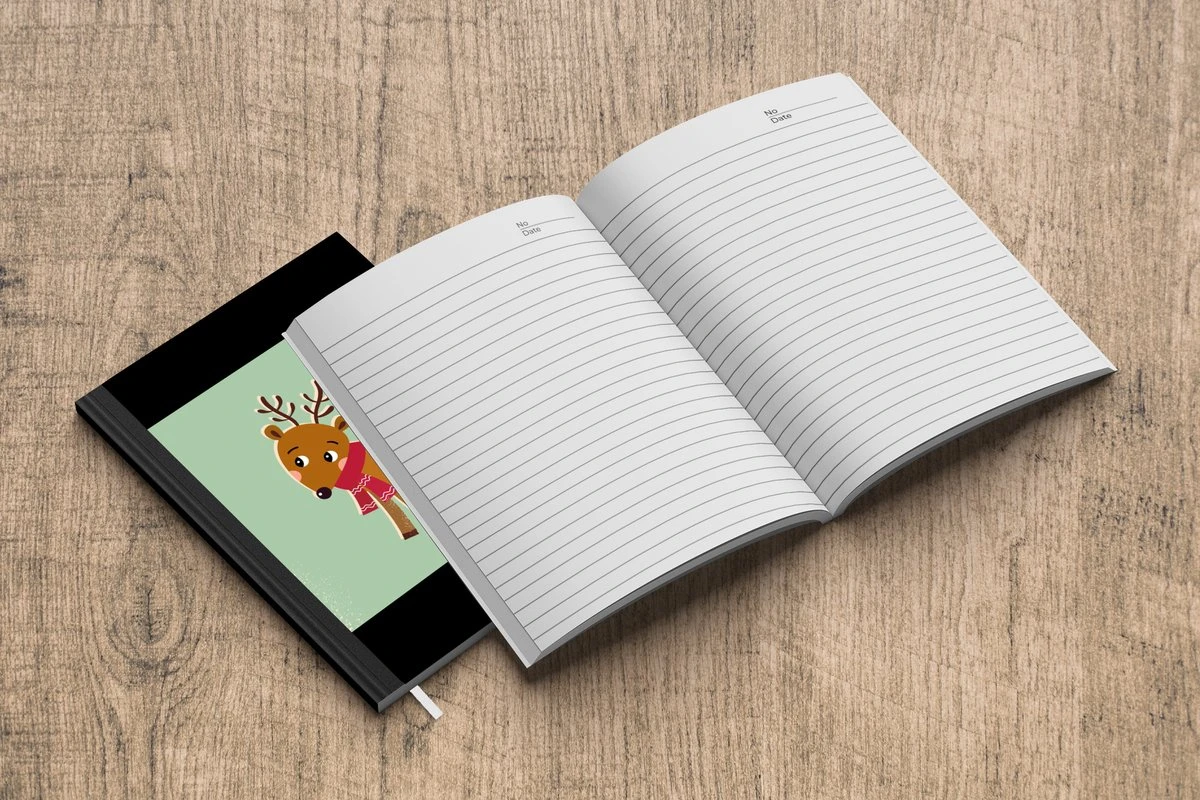 Carnet - Cahier - Renne - Noël - Hiver - Noël - Vert - Carnet - Format A5 - Bloc-notes - Noël - Cadeau - Cadeau De Noël Pour Hommes, Femmes Et Enfants 7 Carnet - Cahier - Renne - Noël - Hiver - Noël - Vert - Carnet - Format A5 - Bloc-notes - Noël - Cadeau - Cadeau De Noël Pour Hommes, Femmes Et Enfants – Image 5