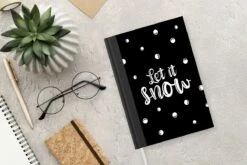 Carnet - Cahier D'écriture - Let It Snow - Noël - Neige - Citations - Proverbes - Carnet - Format A5 - Bloc-notes - Noël - Cadeau - Cadeau De Noël Pour Hommes, Femmes Et Enfants -Decoris Boutique 1200x800 722