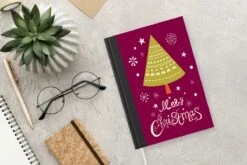 Carnet - Cahier D'écriture - Sapin De Noël - Neige - Noël - Joyeux Noël - Carnet - Format A5 - Bloc-notes - Noël - Cadeau - Cadeau De Noël Homme, Femme Et Enfant -Decoris Boutique 1200x800 743