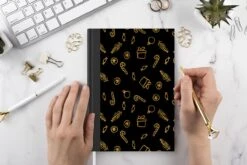 Cahier - Cahier D'écriture - Noël - Cadeau - Snoep - Or - Cahier - Format A5 - Bloc-notes - Cadeaux Sinterklaas - Cadeaux Pour Enfants - Cadeaux Chaussures - Petits Cadeaux -Decoris Boutique 1200x800 776