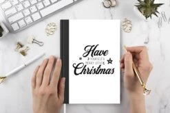 Cahier - Cahier D'écriture - Noël - Passez Un Joyeux Petit Noël - Citations - Énonciations - Cahier - Format A5 - Bloc-notes - Noël - Cadeau - Cadeau De Noël Pour Hommes, Femmes Et Enfants -Decoris Boutique 1200x800 816