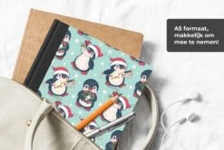 Carnet - Carnet D'écriture - Pingouin - Guirlande Lumineuse - Couronne De Noël - Motifs - Carnet - Format A5 - Bloc-notes - Noël - Cadeau - Cadeau De Noël Homme, Femme Et Enfant -Decoris Boutique 1200x800 82