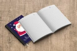 Carnet - Cahier D'écriture - Père Noël - Noël - Citations - Joyeux Noël - Neige - Carnet - Format A5 - Bloc-notes -Decoris Boutique 1200x800 825