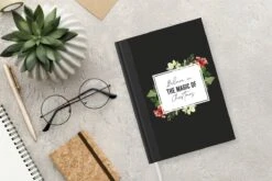 Carnet - Carnet D'écriture - Fleurs - Noël - Citations - Carnet - Format A5 - Bloc-notes - Noël - Cadeau - Cadeau De Noël Homme, Femme Et Enfant -Decoris Boutique 1200x800 831
