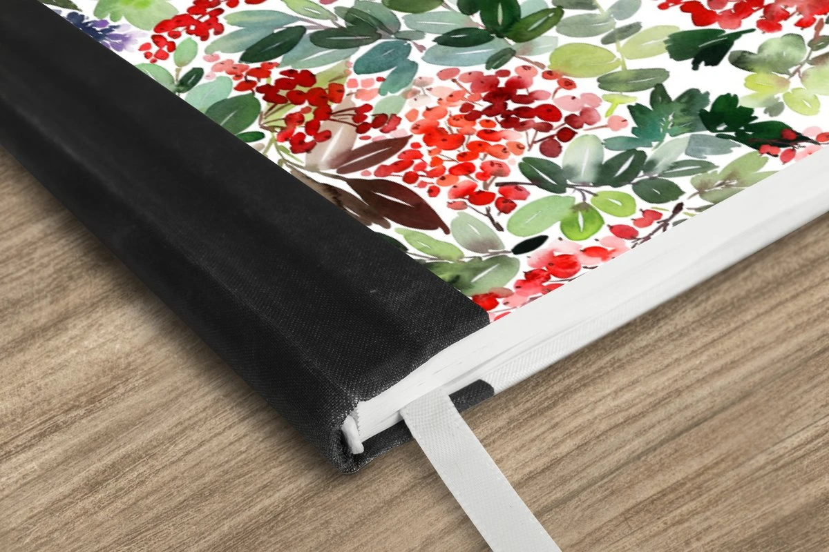 Carnet - Cahier - Noël - Aquarelle - Rouge - Carnet - Format A5 - Bloc-notes - Noël - Cadeau - Cadeau De Noël Pour Hommes, Femmes Et Enfants 6 Carnet - Cahier - Noël - Aquarelle - Rouge - Carnet - Format A5 - Bloc-notes - Noël - Cadeau - Cadeau De Noël Pour Hommes, Femmes Et Enfants – Image 4