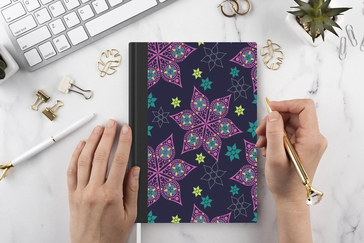 Carnet - Cahier - Étoiles - Arc-en-ciel - Luxe - Hiver - Motif - Carnet - Format A5 - Bloc-notes - Noël - Cadeau - Cadeau De Noël Pour Hommes, Femmes Et Enfants 4 Carnet - Cahier - Étoiles - Arc-en-ciel - Luxe - Hiver - Motif - Carnet - Format A5 - Bloc-notes - Noël - Cadeau - Cadeau De Noël Pour Hommes, Femmes Et Enfants – Image 2