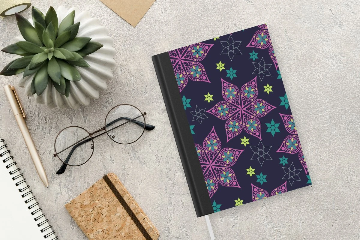 Carnet - Cahier - Étoiles - Arc-en-ciel - Luxe - Hiver - Motif - Carnet - Format A5 - Bloc-notes - Noël - Cadeau - Cadeau De Noël Pour Hommes, Femmes Et Enfants 7 Carnet - Cahier - Étoiles - Arc-en-ciel - Luxe - Hiver - Motif - Carnet - Format A5 - Bloc-notes - Noël - Cadeau - Cadeau De Noël Pour Hommes, Femmes Et Enfants – Image 5