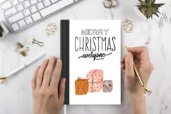 Cahier - Cahier D'écriture - Proverbes - Citations - 'Joyeux Noël à Tous' - Cahier - Format A5 - Bloc-notes - Cadeaux De Sinterklaas - Distribution De Cadeaux Pour Les Enfants - Cadeaux De Chaussures - Petits Cadeaux -Decoris Boutique 1200x800 854