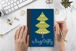 Cahier - Cahier D'écriture - Sapin De Noël - Noël - Citations - Joyeux Noël - Sapin - Cahier - Format A5 - Bloc-notes -Decoris Boutique 1200x800 873