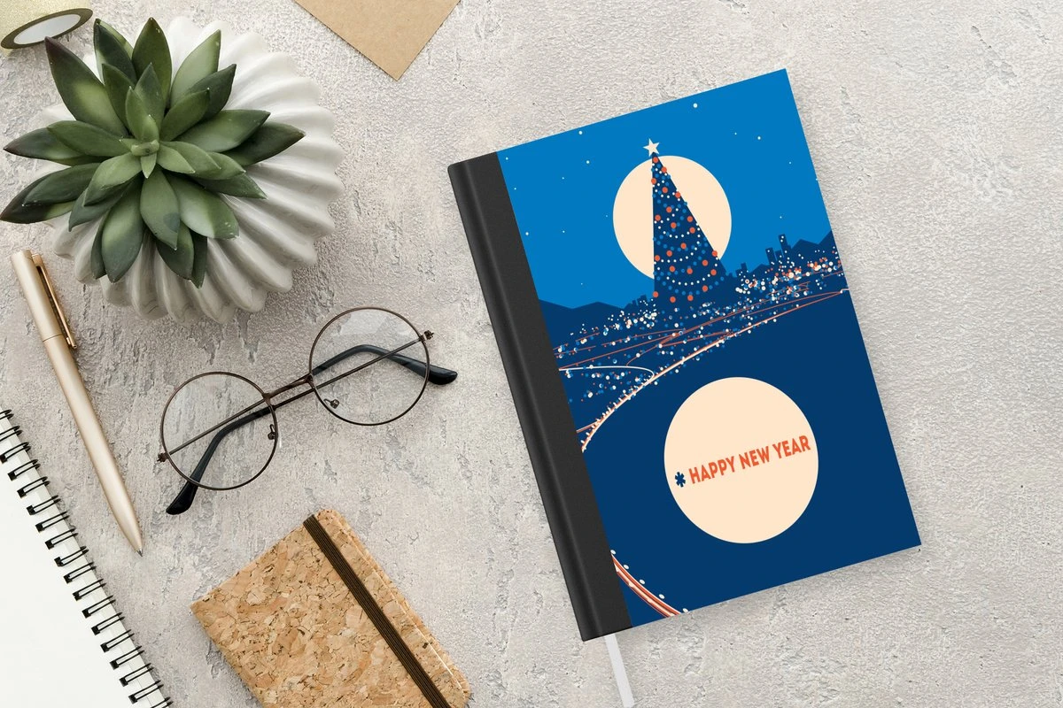 Cahier - Cahier - Énonciations - Citations - Happy Année - New - Cahier - Noël A5 - Bloc-notes - Noël - Cadeau - Cadeau De Noël Pour Hommes, Femmes Et Enfants 5 Cahier - Cahier - Énonciations - Citations - Happy Année - New - Cahier - Noël A5 - Bloc-notes - Noël - Cadeau - Cadeau De Noël Pour Hommes, Femmes Et Enfants – Image 3