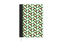 Carnet - Cahier - Motifs - Noël - Gui - Carnet - Taille A5 - Bloc-notes - Noël - Cadeau - Cadeau De Noël Pour Hommes, Femmes Et Enfants