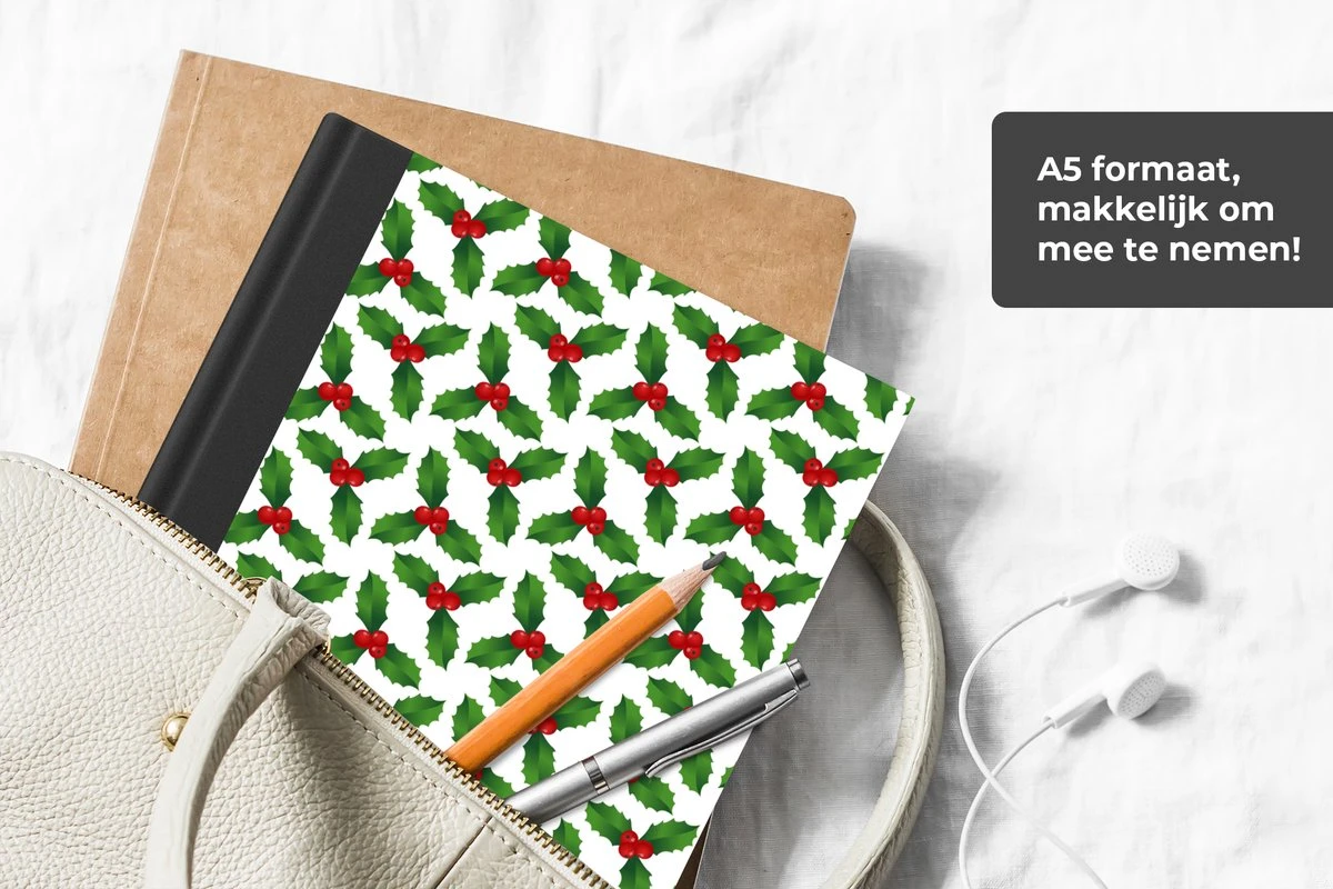 Carnet - Cahier - Motifs - Noël - Gui - Carnet - Taille A5 - Bloc-notes - Noël - Cadeau - Cadeau De Noël Pour Hommes, Femmes Et Enfants 4 Carnet - Cahier - Motifs - Noël - Gui - Carnet - Taille A5 - Bloc-notes - Noël - Cadeau - Cadeau De Noël Pour Hommes, Femmes Et Enfants – Image 2