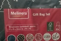 Sachets Cadeaux Noël 16 Pièces / Papier Mix FSC / 13x9x36 Cm 6 Pièces / 17x 9x22 Cm 6 Pièces / 29x15x33 Cm 4 Pièces / Avec étiquettes De Souhaits -Decoris Boutique 1200x806