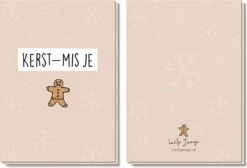 Aime Jansje | Jeu De Cartes De Noël | 12 (6x2) Cartes Simples Avec Enveloppe + Autocollant De Cachetage | Chères Cartes De Noël | Belles Cartes De Noël | Cartes De Noël Drôles | Salutations De Noël | Voeux De Noël | Carte De Noël -Decoris Boutique 1200x816 13