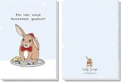 Aime Jansje | Cartes De Noël Originales | 12 (6x2) Cartes Simples Avec Enveloppe + Autocollant De Cachetage | Chers Voeux De Noël | Cartes De Noël Drôles | Humour De Cartes De Noël | Jeu De Cartes De Noël | Carte De Noël -Decoris Boutique 1200x816 6