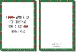 Aime Jansje | Cartes De Noël Originales | 12 (6x2) Cartes Simples Avec Enveloppe + Autocollant De Cachetage | Chers Voeux De Noël | Cartes De Noël Drôles | Humour De Cartes De Noël | Jeu De Cartes De Noël | Carte De Noël -Decoris Boutique 1200x816 7