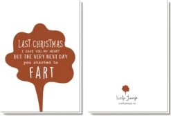 Aime Jansje | Mauvaises Cartes De Noël | 12 Cartes Simples (6x2) Avec Enveloppe + Autocollant De Cachetage | Cartes De Noël Coquines | Cartes De Noël Avec Un Clin D'oeil | Cartes De Noël Drôles | Humour De Cartes De Noël | Carte De Noël -Decoris Boutique 1200x818