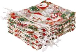 Sacs En Organza Décorations De Noël De Noël Décoration De Noël Emballage De Cadeau De Noël | Père Noël Bonhomme De Neige Arbre De Noël | 8 X 10 Cm | 10 Pièces | Sacs Cadeaux Sacs Cadeaux Sacs Bonbons Sacs -Decoris Boutique 1200x828 1