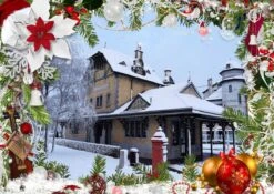 De Haan - Set De 10 Cartes De Noël Avec Enveloppes - Blanco Sans Texte - De Haan - Carte Double Avec Pli Sur Beau Papier - Format A6