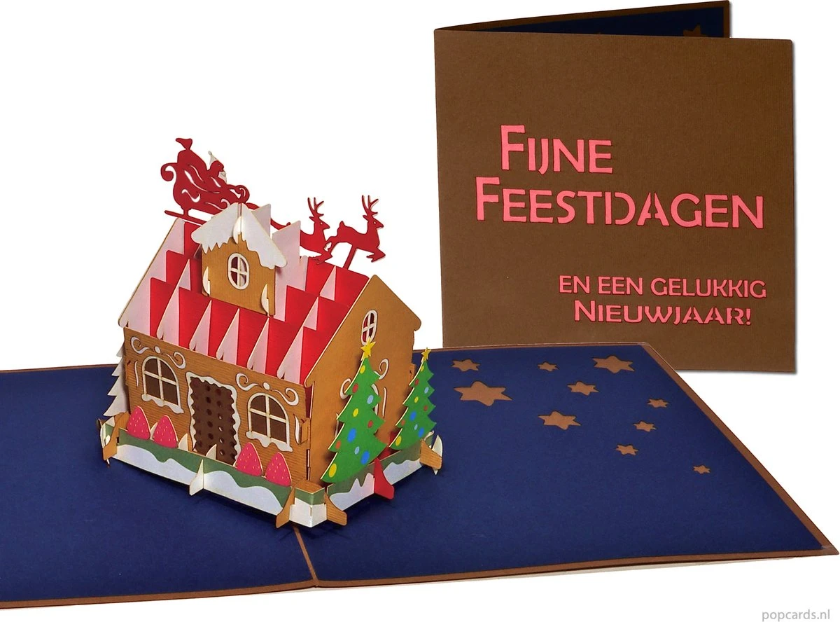 Popcards Cartes Popup - Carte De Noël Maison Père Noël Avec Traîneau Présente Sapin De Noël Carte Pop-up Neige Carte De Voeux 3D 3 Popcards Cartes Popup - Carte De Noël Maison Père Noël Avec Traîneau Présente Sapin De Noël Carte Pop-up Neige Carte De Voeux 3D