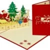 Popcards Popup Cards - Carte De Noël Père Noël Avec Rudolf Et Renne Pour Traîneau Avec Cadeaux Carte Pop-up Carte De Voeux 3D -Decoris Boutique 1200x895