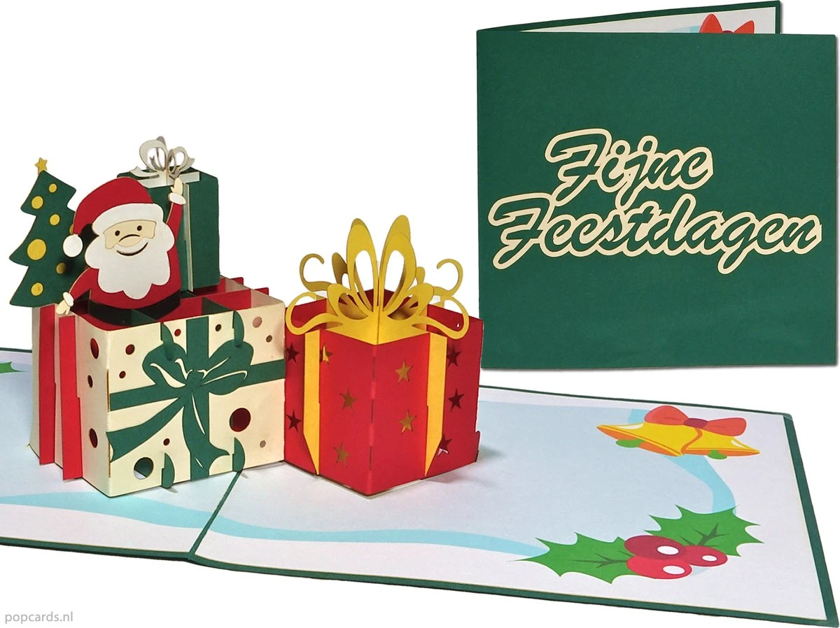 Popcards Popup Cards - Carte De Noël Joyeux Père Noël Présente Surprise Joyeuses Fêtes Enfants Fun Pop Up Card Carte De Voeux 3D 4 Popcards Popup Cards - Carte De Noël Joyeux Père Noël Présente Surprise Joyeuses Fêtes Enfants Fun Pop Up Card Carte De Voeux 3D – Image 2