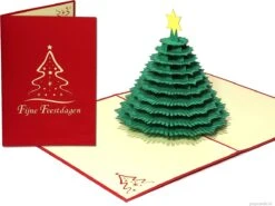 Popcards Popup Cards – Carte De Noël Arbre De Noël Stylisé Avec étoile Carte De Menu De Noël Carte Pop-up Carte De Voeux 3D -Decoris Boutique 1200x899 1