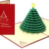 Popcards Popup Cards – Carte De Noël Arbre De Noël Stylisé Avec étoile Carte De Menu De Noël Carte Pop-up Carte De Voeux 3D -Decoris Boutique 1200x899