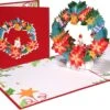 Popcards Popup Cards - Carte De Noël Couronne De Noël Avec Rose De Noël Cloche De Noël Et Décoration De Bougie Carte De Voeux Pop-up 2 Popcards Popup Cards - Carte De Noël Couronne De Noël Avec Rose De Noël Cloche De Noël Et Décoration De Bougie Carte De Voeux Pop-up -Decoris Boutique 1200x899 6