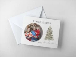 Cartes De Noël Personnalisées 10 Pcs - Avec Photo - Enveloppes Incluses - 11x15cm - Sapin De Noël Avec Photo De Famille - Imprimé 1 Face - Fabrication De Cartes De Noël - Cartes De Noël Avec Enveloppes - Cartes De Noël 50 Pcs