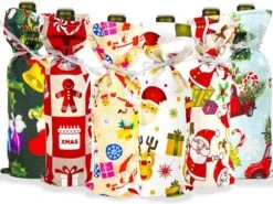 6 De Champagne Manchon De Vin Noël Ou Sac De Bouteille De Vin Pour Les Fêtes D'anniversaire, Les Dîners, 12 6 De Champagne Manchon De Vin Noël Ou Sac De Bouteille De Vin Pour Les Fêtes D'anniversaire, Les Dîners, -Decoris Boutique 1200x900 17