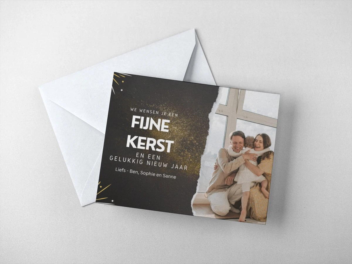 Cartes De Noël Et Nouvel An Personnalisées 10 Pcs - Avec Photo - Enveloppes Incl - 11x15cm - Feux D'Artifice Photo De Famille - Imprimé 1 Face 3 Cartes De Noël Et Nouvel An Personnalisées 10 Pcs - Avec Photo - Enveloppes Incl - 11x15cm - Feux D'Artifice Photo De Famille - Imprimé 1 Face