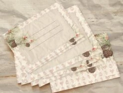 Papier à Lettres Avec Enveloppes Et Autocollants - Branche De Sapin De Noël - Format A4 - Papier à Lettres De Noël -Decoris Boutique 1200x907 1