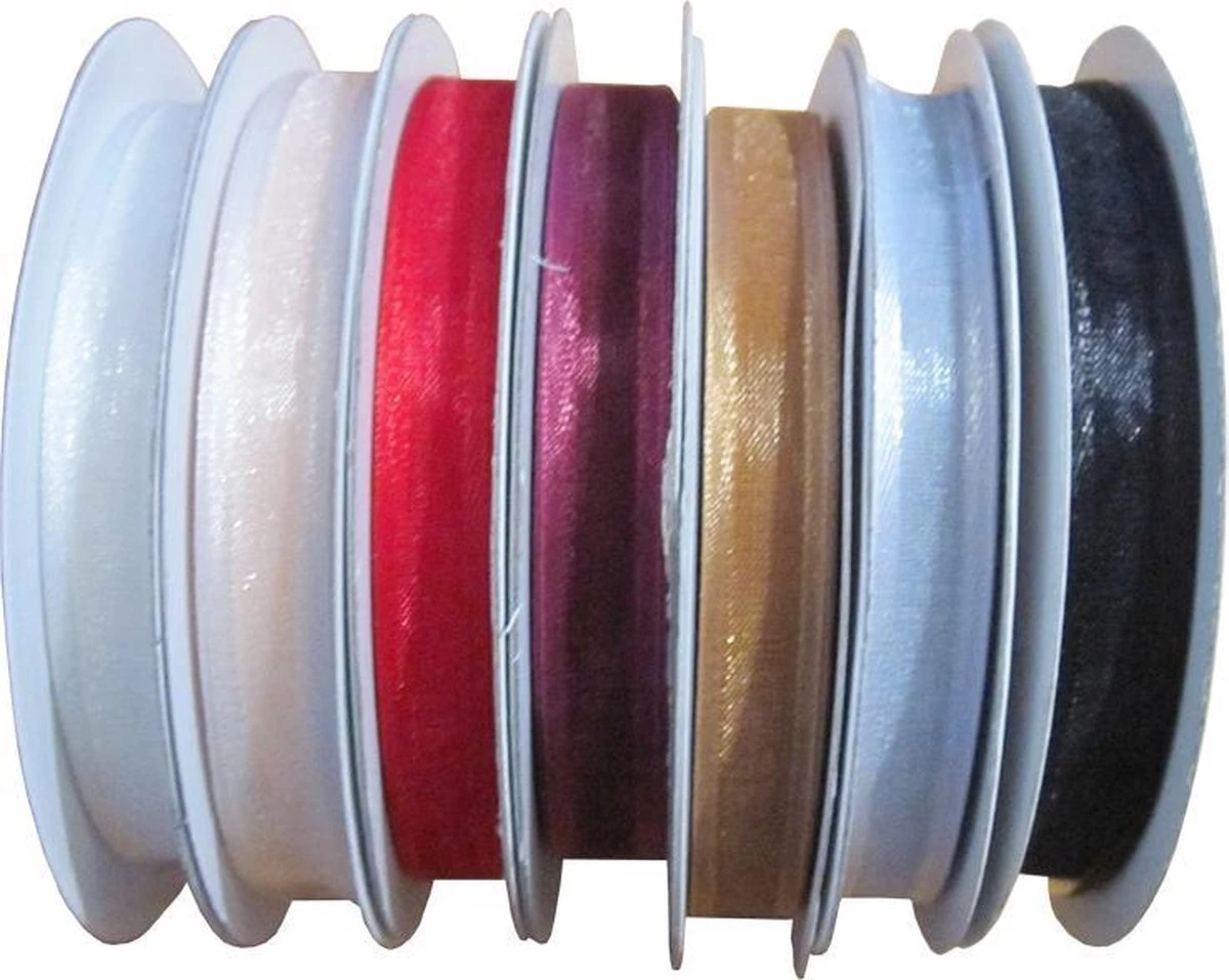 Ruban Organza Bord Satin 10mm (1.0cm) Wit | Ruban Satin Organza | Qualité De Luxe | Ruban De Noël | Ruban Cadeau |Rouleau De 22,85 Mètres 4 Ruban Organza Bord Satin 10mm (1.0cm) Wit | Ruban Satin Organza | Qualité De Luxe | Ruban De Noël | Ruban Cadeau |Rouleau De 22,85 Mètres – Image 2