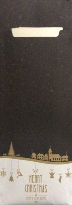 Noël | Serviette Avec Sacs à Couverts 100 Pièces Zwart Serviette Wit Sacs à Couverts Avec Serviettes | Dîner | Déjeuner | Restauration | Restaurant | Pochette Zwart Avec Serviette Blanche BIO | De Noël | Noël