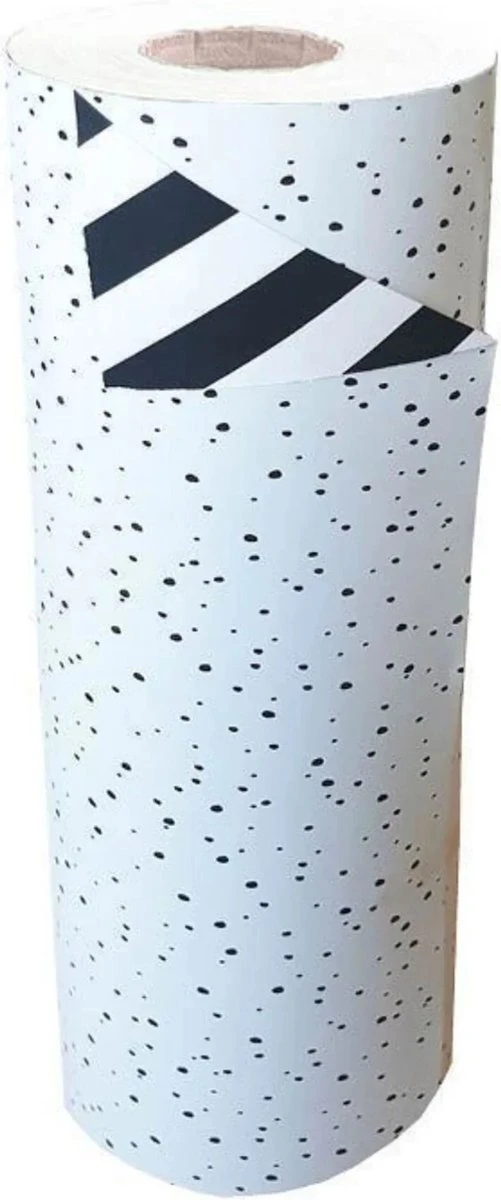 2 X Papier D'Emballage Papier Cadeau De Noël Papier D'Emballage - Luxe Robuste Double Face - 300 X 30 Cm - Zwart - Or - Papier De Noël - 2 Rouleaux 9 2 X Papier D'Emballage Papier Cadeau De Noël Papier D'Emballage - Luxe Robuste Double Face - 300 X 30 Cm - Zwart - Or - Papier De Noël - 2 Rouleaux – Image 7