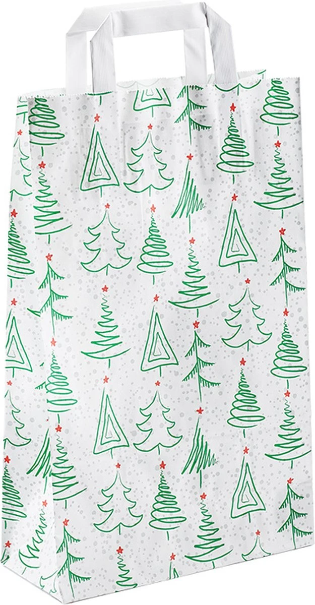 25 X Sacs De Noël En Papier / Sacs De Transport De Noël / Sacs Cadeaux / Sacs " Pins " Avec Oreilles Plates 22 X 10 X 36 Cm 3 25 X Sacs De Noël En Papier / Sacs De Transport De Noël / Sacs Cadeaux / Sacs " Pins " Avec Oreilles Plates 22 X 10 X 36 Cm