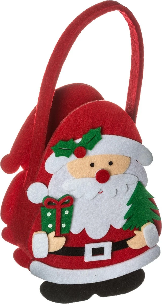 Konges Sløjd Sac De Noël En Feutre Lot De 2 - Sac D'emballage - Sac Cadeau - Feutre - Père Noël - 2 Pièces - H20 Cm 3 Konges Sløjd Sac De Noël En Feutre Lot De 2 - Sac D'emballage - Sac Cadeau - Feutre - Père Noël - 2 Pièces - H20 Cm