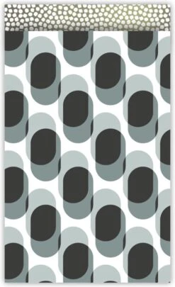 10 X Sacs D'emballage En Papier De Noël Sacs Cadeaux - Rose Zwart Or Rose - Emballage De Cadeaux De Noël | 12 X 19 Cm