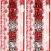 2x Pièces De Papier D'emballage De Noël / Ensemble De Papier Cadeau Rouge / Blanc 13 Pièces - Emballage De Cadeaux De Noël / Cadeaux De Noël -Decoris Boutique 735x1200