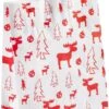 50 X Sacs De Noël En Papier / Sacs De Transport De Noël / Sacs De Noël "Red Elk" Avec Oreilles Plates 22 X 10 X 28 Cm - Wit | Rouge -Decoris Boutique 749x1200 1