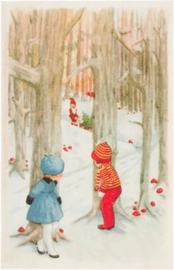 Cartes De Noël Nostalgiques - 6 Pièces - SE - Images Vintage Classiques - Hiver - Neige - Festif - Tour De L'année - Cartes De Noël Anciennes Brocante -Decoris Boutique 776x1200