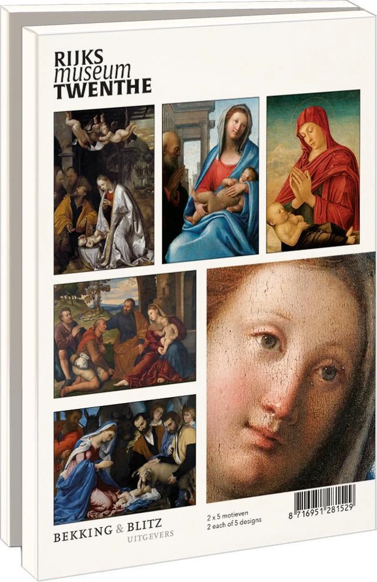 Bekking & Blitz - Dossier De Cartes De Noël - Set De Cartes De Noël - Cartes D'art - 10 Pièces - Y Compris Les Enveloppes - Design Uniek - Maria - Rijksmuseum Twenthe 4 Bekking & Blitz - Dossier De Cartes De Noël - Set De Cartes De Noël - Cartes D'art - 10 Pièces - Y Compris Les Enveloppes - Design Uniek - Maria - Rijksmuseum Twenthe – Image 2