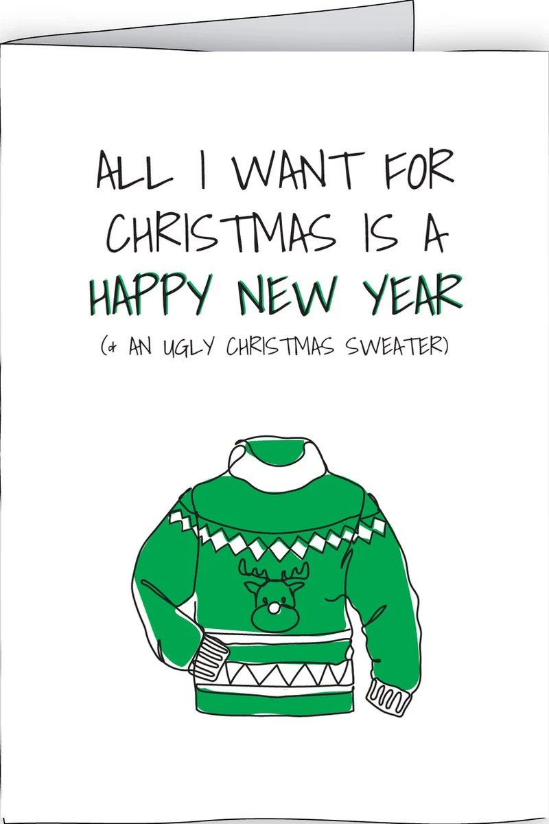 With Bells & Bells : Lot De Cartes De Vœux De Noël Et Nouvel An - 20 Cartes De Noël Amusantes Et Originales Avec Enveloppes 9 With Bells & Bells : Lot De Cartes De Vœux De Noël Et Nouvel An - 20 Cartes De Noël Amusantes Et Originales Avec Enveloppes – Image 7