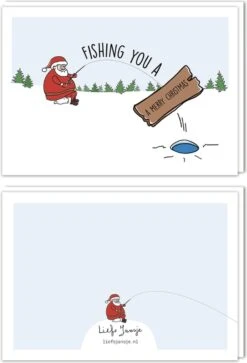 Aime Jansje | Cartes De Noël Originales | 12 (6x2) Cartes Simples Avec Enveloppe + Autocollant De Cachetage | Chers Voeux De Noël | Cartes De Noël Drôles | Humour De Cartes De Noël | Jeu De Cartes De Noël | Carte De Noël -Decoris Boutique 816x1200