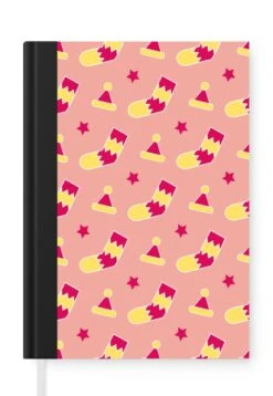 Carnet - Cahier - Chaussettes - Patrons - Noël - Carnet - Format A5 - Bloc-notes - Noël - Cadeau - Cadeau De Noël Homme, Femme Et Enfant