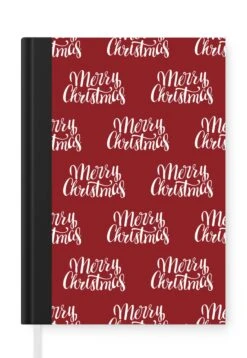 Carnet - Cahier - Citations - Noël - Motifs - Rouge - Wit - Carnet - Format A5 - Bloc-notes - Noël - Cadeau - Cadeau De Noël Pour Hommes, Femmes Et Enfants