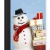 Carnet - Carnet D'écriture - Un Bonhomme De Neige Avec Des Cadeaux De Noël - Carnet - Format A5 - Bloc-notes - Noël - Cadeau - Cadeau De Noël Pour Hommes, Femmes Et Enfants -Decoris Boutique 827x1200 107