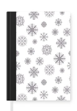 Carnet - Carnet D'écriture - Flocon De Neige - Design - Hiver - Carnet - Format A5 - Bloc-notes - Noël - Cadeau - Cadeau De Noël Pour Hommes, Femmes Et Enfants